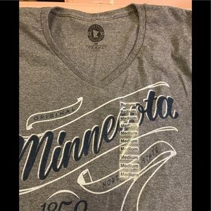 Minnesota womens v-neck tee